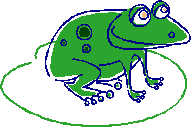 Frogs squat!  Image from Microsoft clipart.